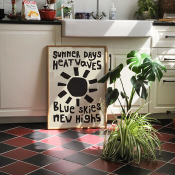 Summer Days Heatwaves Wall Art Print, 4 of 9