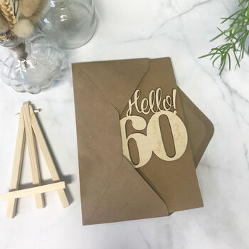 Personalised Hello 60 Birthday Card, 6 of 9