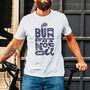 Personalised Burn Fat Cycling T Shirt Gift For Men, thumbnail 1 of 3