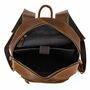 Front Pocket Vintage Look Leather Backpack, thumbnail 6 of 6
