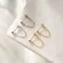 Sterling Silver Ball Chain Earrings, thumbnail 6 of 12