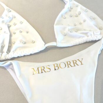 Bride To Be Pearl Bikini, 3 of 7