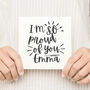 I'm So Proud Of You Typography Card, thumbnail 1 of 5