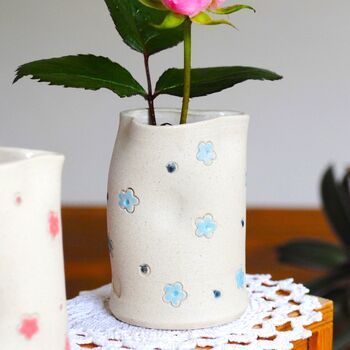 Heart Shaped Jug, Vase With Dimples, 3 of 5