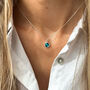 December Birthstone Crystal Jewellery Set, Sterling Silver Bracelet And Necklace, thumbnail 7 of 8