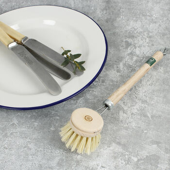 Sustainable Wood Replaceable Head Dish Brush, 6 of 11