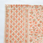 Set Of Indian Hand Block Printed Placemats, Coral, thumbnail 5 of 8