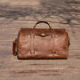 Genuine Leather Holdall With Stitched Detail, thumbnail 12 of 12