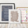 Personalised Your Favourite Words Poem Print, thumbnail 5 of 7