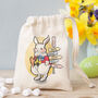 Personalised White Rabbit Easter Sweet Bag, thumbnail 2 of 2