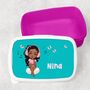 Personalised Music Girl Lunch Box Custom Design, thumbnail 1 of 10