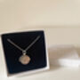 Sterling Silver I Love You Spinner Pendant Necklace, thumbnail 2 of 6