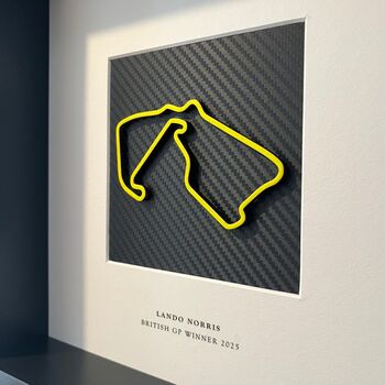 Lando British Grand Prix 2025 Winner Track Frame, 4 of 4