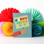 Mini Bold Happy Birthday Card, thumbnail 3 of 4