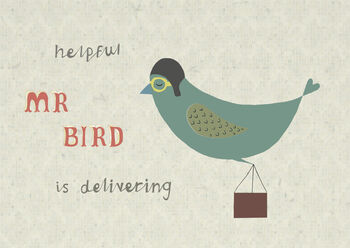 Blue Bird Children's Birthday Card, 2 of 2