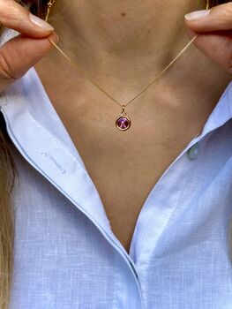 October Birthstone Set Bracelet And Necklace, 9 of 10