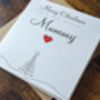 Personalised Handmade Christmas Card For Special Mother, thumbnail 4 of 4