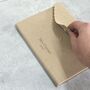 Personalised Buttoned Leather Notebook, thumbnail 5 of 9