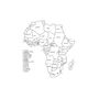 Personalised Map Of Africa Print, thumbnail 7 of 7