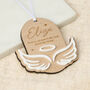 Wings Remembrance Christmas Hanging Decoration, thumbnail 2 of 2