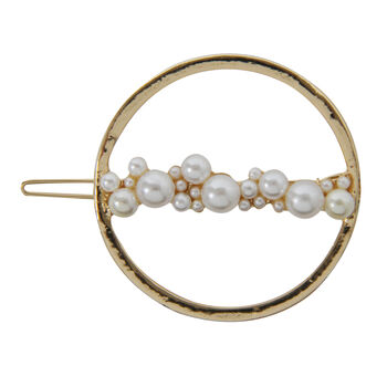 Gold, Pearl And Crystal Hair Clips, 4 of 9