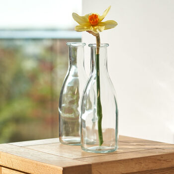 Ripple Vintage Style Glass Bud Vases, 3 of 4