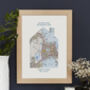 Personalised Our Home Map Print, thumbnail 7 of 11