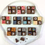 Personalised Chocolate Squares Favours, thumbnail 1 of 8
