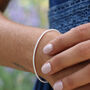 Personalised Silver Cubic Zirconia Tennis Bracelet, thumbnail 3 of 5
