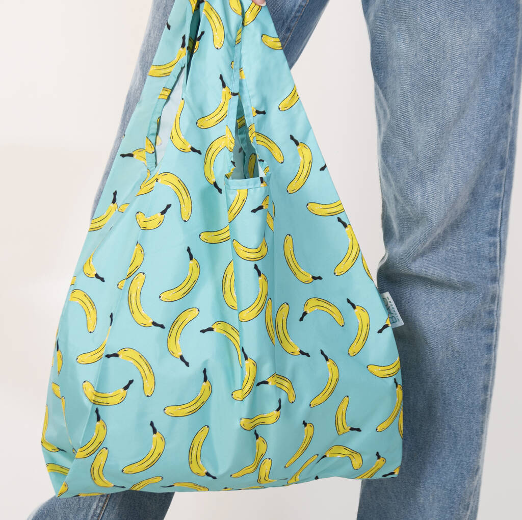 Banana 100% Recycled Plastic Reusable Bag By KIND BAG ...