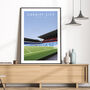Cardiff City Stadium Poster, thumbnail 2 of 8