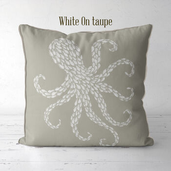 Little Fish, Octopus Cushion, Multi Colours Available, 8 of 8