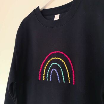 Deluxe Rainbow Embroidered Sweater, 2 of 5