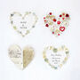 Personalised Ruby Anniversary Four Hearts, thumbnail 3 of 6