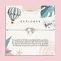 Travel Explorer Bracelet Gift, thumbnail 1 of 7