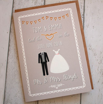 Personalised Classic Wedding Card, 3 of 5
