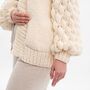 Easy Bubble Stitch Cardigan Knitting Kit, thumbnail 2 of 12