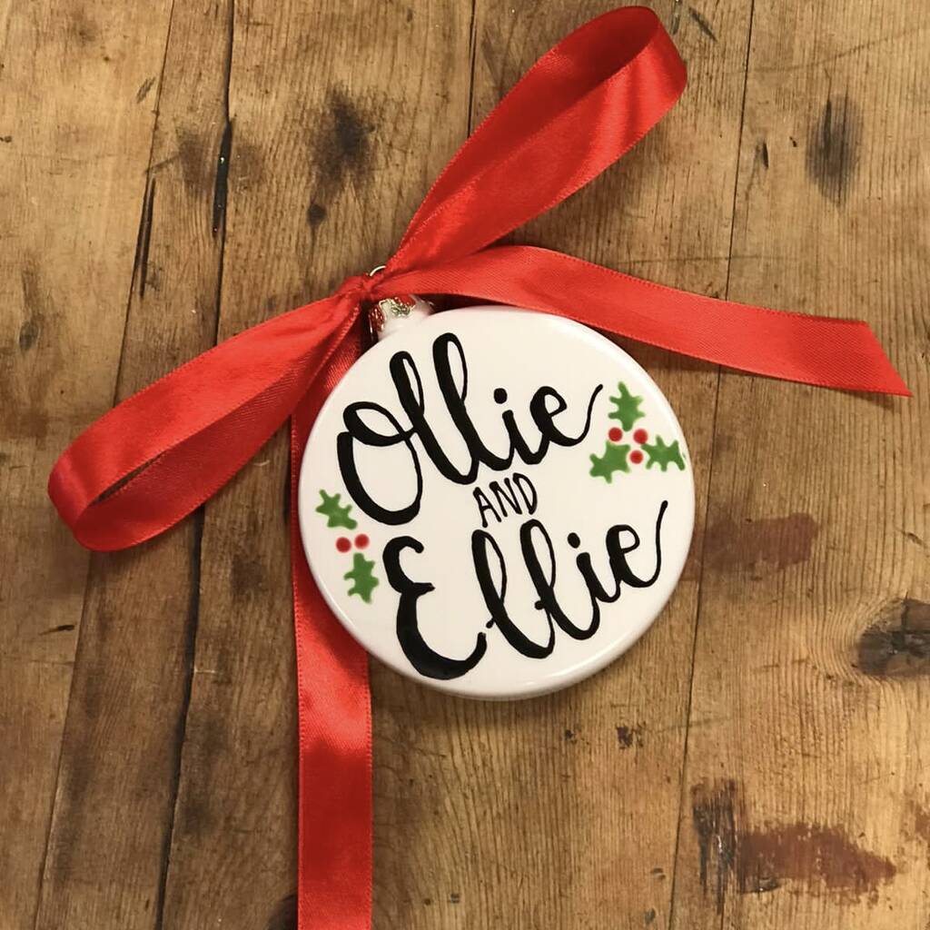 Personalised Christmas Bauble, 1 of 2