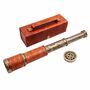 Brass Marine Dollond London Telescope With Leather Case, thumbnail 1 of 8