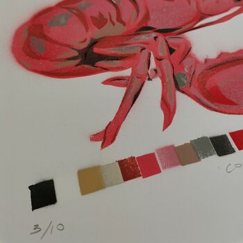 'Common Lobster' Original Signed Painting, 2 of 10