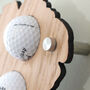 British Golf Ball Map Wall Art For The Home, thumbnail 2 of 3