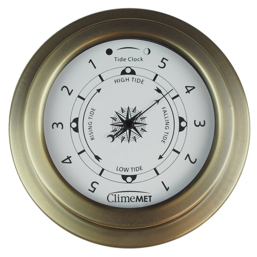 metallic tide clock by climemet
