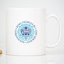 King's Coronation Blue Emblem Coffee Mug, thumbnail 1 of 2