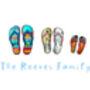 Personalised Family Flip Flop Print, thumbnail 10 of 10