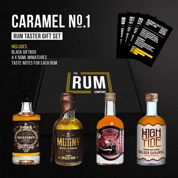 Caramel Rum Taster Set Gift Box One, 5 of 5