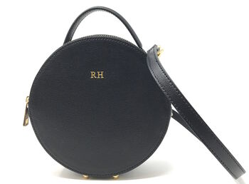 Personalised Leather Round Bag, 12 of 12