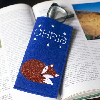 Fox Personalised Glasses Case For Nature Loving Dad, 2 of 2
