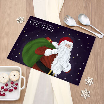 Personalised Christmas Glass Chopping Board, 4 of 10