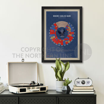 Where Eagles Dare Crystal Palace Fa Cup Poster Print, 3 of 4