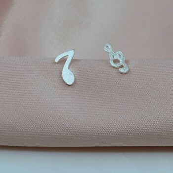 'Your Own Song' Music Note Earrings, 3 of 3